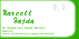 marcell hajda business card